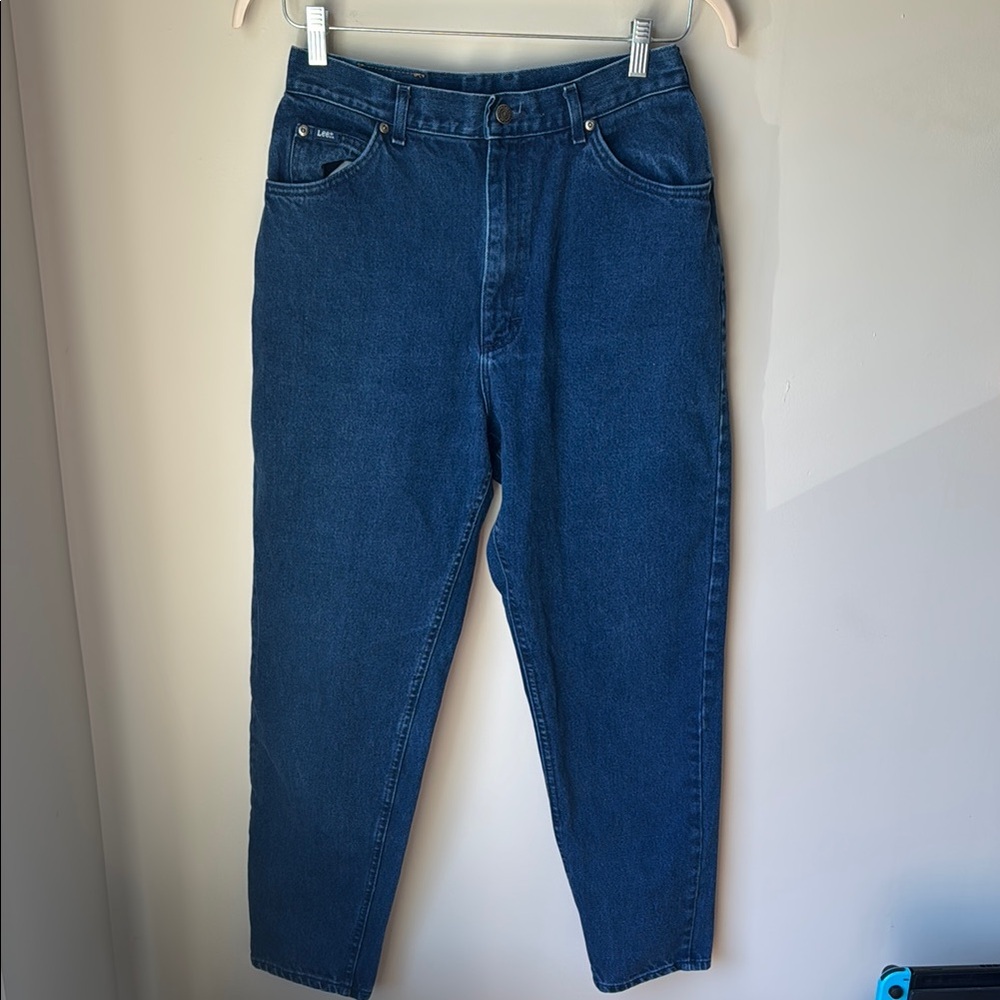 Lee Vintage High Waisted Blue Denim Jeans